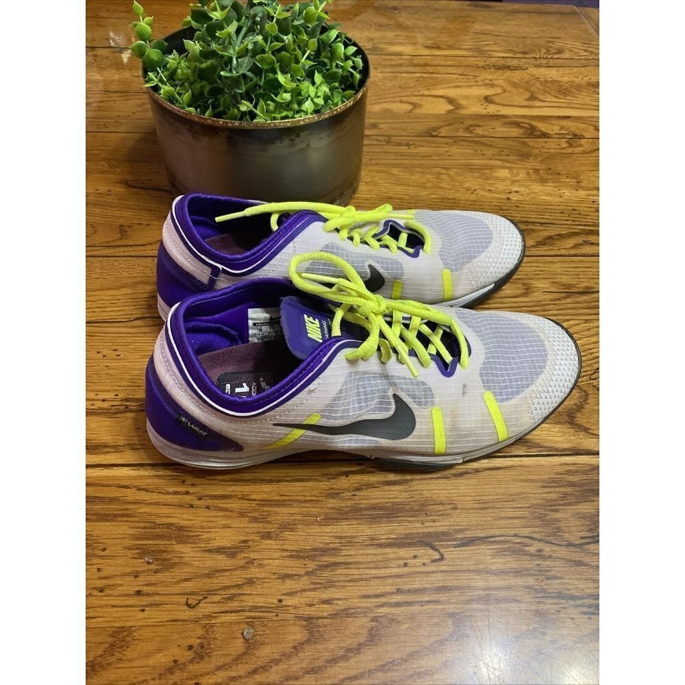 Nike Womens Lunar Element 615743-100 Gray Running Shoes Sneakers Size 10